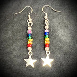 925 Silver Rainbow Earrings