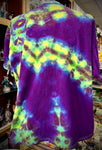 Rainbow Shooting Star On Purple Size-Adult 3XL