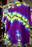 Rainbow Shooting Star On Purple Size-Adult 3XL