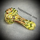 Thick Sparkly Multicolor Raked Handpipe