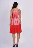 Tie Dye Sleeveless Night Out Beach Dress