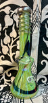 14” Guitar W/Hat Soft Glass Waterpipe