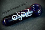 Zoso Clear Dark Blue Handpipe