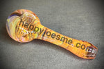 Pink/Yellow/Cream Wrap & Rake Fume Handpipe W/Honeycomb Front by Pharo