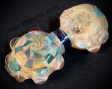 Fumed Checkered Standing Handpipe