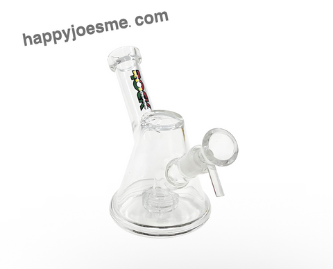 5” Rock Glass Angled Single Perc Waterpipe