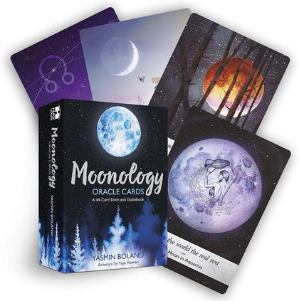 Moonology Oracle Cards -44 Card Deck And Guidebook -Yasmin Boland