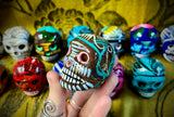 Mini Talavera Pottery Sugar Skull