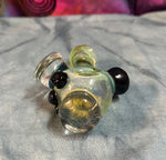 Heavy Heady Handpipe W/Flat Marbles