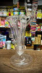 Double Chamber Clear American Bubbler
