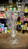Double Chamber Clear American Bubbler