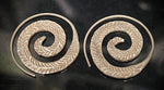 Tribal Feather 925 Sterling Silver Earrings