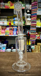 9" Slight Bent Neck Recycler Waterpipe