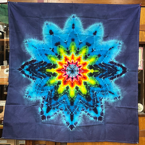43x43" Tie-Dye Tapestry/Curtain by Don Martin