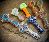 3.5” Rock Glass Assorted Glass Handpipe
