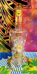 10" Bent Neck Dual Perc Waterpipe Yellow