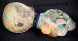 Fumed Checkered Standing Handpipe