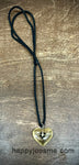 Clear Resin Heart Adjustable Necklace