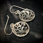 Abstract Tree 925 Sterling Silver Earrings