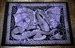 45X27 Purple/Black Assorted Tapestry