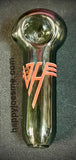 Van Halen Clear Black Handpipe