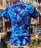 Steal Your Face Mandala Purple/Blue- Multicolor Mandala Tie-Dye T-shirt by Don Martin