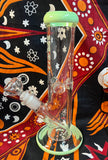 10” Rock Glass Straight Tube Waterpipe