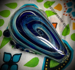 Multi Blue Oval handpipe