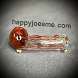 Burgundy Octopus Handpipe