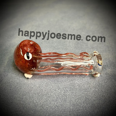 Burgundy Octopus Handpipe