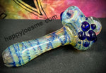 Spin&Rake Heavy Handpipe W/Flower Marble Front