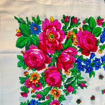 Multicolor Flower Scarf