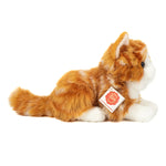 Cat Lying Down Red Tiger 20 cm - Plush Toy - Soft Toy