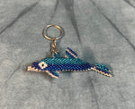 Beaded Shark Keychain