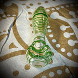 4.5” Spun Silver Fume Handpipe