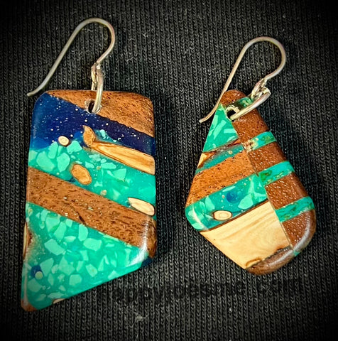 Wooden Handmade Earrings