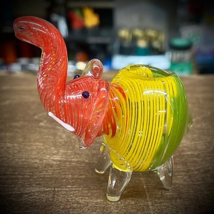 Glass Elephant Handpipe