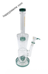 13” Rock Glass Dual Perc Waterpipe