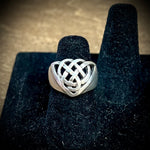 Celtic knot 925 Silver Ring Size-6