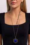 Paparazzi Sentimental Sabbatical Blue Necklace