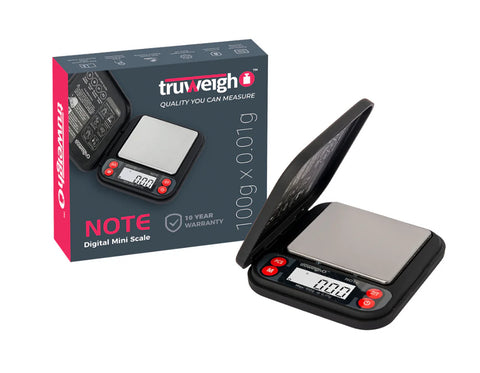Truweigh Note Digital Mini Scale 100G X 0.01G - Black
