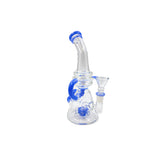 10” Single Perc Four Arm Recycler Waterpipe