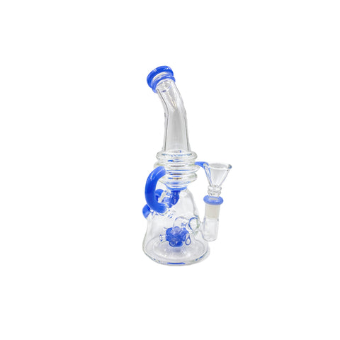 10” Single Perc Four Arm Recycler Waterpipe