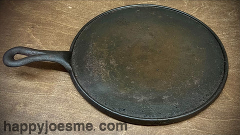 Vintage Cast Iron Flat Skillet