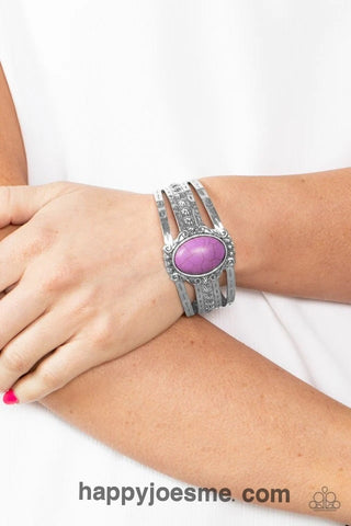 Paparazzi Mojave Mecca Purple Bracelet