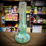 8” Bell W/Straight Neck Soft Glass Waterpipe