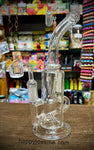 9" Slight Bent Neck Recycler Waterpipe