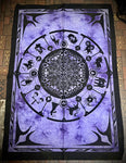 45X27 Purple/Black Assorted Tapestry
