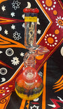 10" Rock Glass Zig-Zag Waterpipe