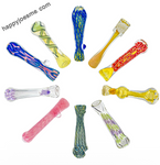 Assorted Design Thick Glass Chillum